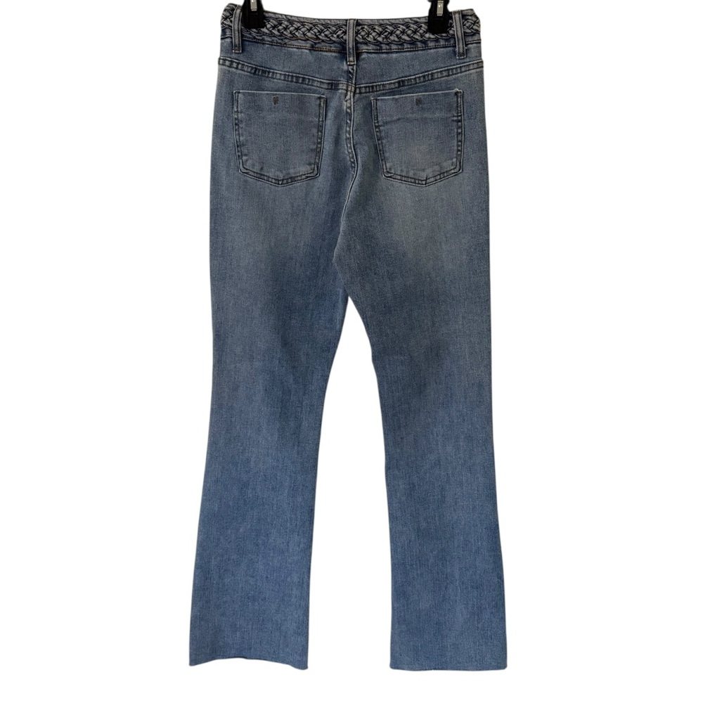 NWT Women's OAT New York Light Wash High Rise Flare Denim Jeans Size 2/26 - Picture 6 of 7